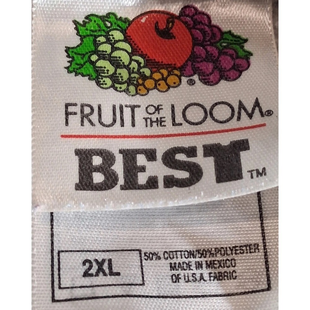Fruit of the Loom Best New York Graphic Sweatshirt Men 2XL Gray Crewneck Vintage - Picture 2 of 6